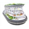 China Supermarket Multi Deck Open Chiller for Vegetable Fruit Display Upright Commercial Refrigerator wholesale