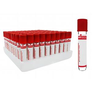 Red Top Vacuum Blood Collection Tube Micro Disposable Serum Clot Activator