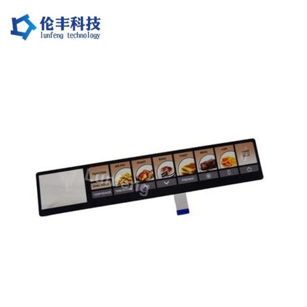 Performance and Design Customized Pantone Color Code Flat Membrane Keyboard for PET/PC/PVC Material