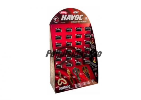 Advertising Retail Shipper Display Red Printed End Cap Displays For Christmas