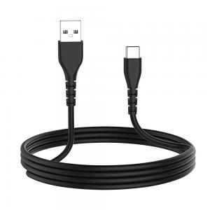 China 6FT Fast Charging 3A Rapid Charger Quick Cord, Type C to A Cable Black supplier