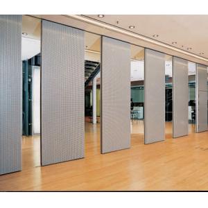 China Movable Acoustic Wooden Partition Wall Commercial Furniture Aluminum Frame supplier