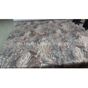 Woven fabric laminated / printed EVA rubber foam mat for boat deck