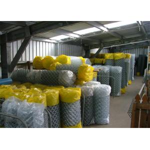 Boundary Wall wire fencing mesh For Leisure Sports Field / School Chain Link Fence
