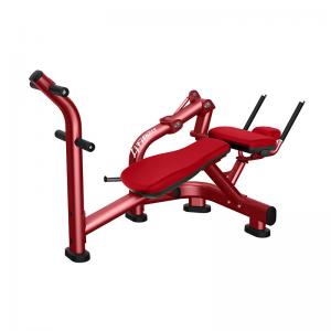 China Abdominal Exercise Ab Crunch Bench Plastic Coated Handle Bar Without Deformation supplier