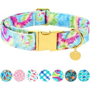 Adjustable Pet Dog Collars Classic Dog Collar With Quick Release Buckle