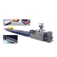 China Artificial Marble Wood Plastic Composite Extrusion Line , PVC Profile Extrusion Machine on sale