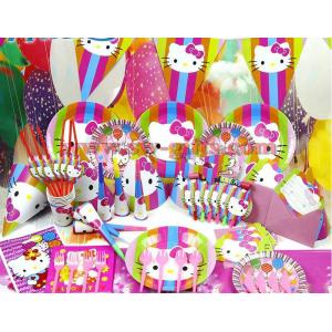 Kids Birthday Party Decoration Set Birthday Hello Kitty Theme Party Supplies Baby Birthday Party Pack