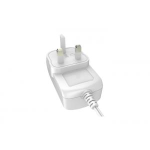 China White / Black Wall Mount Power Adapter With Universal Plug , 24V 0.5A / 12V 1.5A supplier