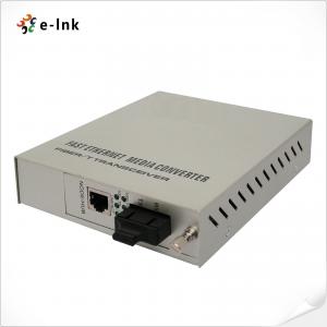 10/100/1000M GigE Media Converter Multi-mode Dual-Fiber 550m SC Connector