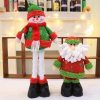 China Easy Clean Surface Animated Plush Christmas Toys Long Beard Santa Claus Filled With Full Pp Cotton on sale