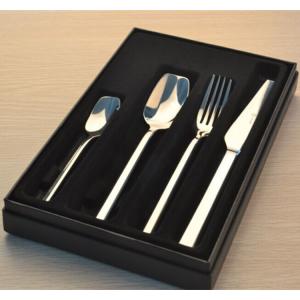 Stainless steel cutlery set with gift box/four pcs set/gift set/knife fork spoon tea spoon set