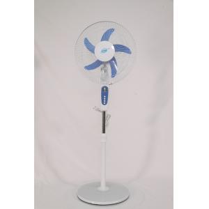 China High Speed 16 Inch Solar Rechargeable Stand Fan , Solar Table Fan With Panel supplier