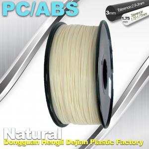 High Toughness 1.75mm 3D Printer Filament PC / ABS Filament 1.3Kg / Roll