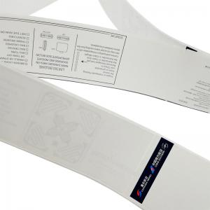 China RFID UHF Impinj H47 Airline Luggage Stickers Label Tag / Luggage Identification Stickers supplier