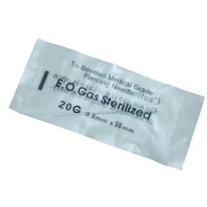 100pcs/box 316L Surgical Stainless Steel Sterilized Body Piercing Needle 20G