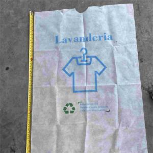 Disposable 60*90cm Dry Cleaner Bag Non Woven With Customized Design