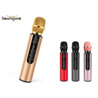 China 5W*2 Wireless Karaoke Microphone Bluetooth Speaker 6H Playtime For Holiday Party on sale