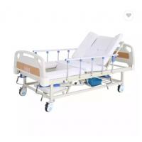 China Multifunction Cama De Manual Medical Hospital Home Care Nursing Bed With Toilet on sale