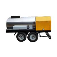 China 2 Axle Trailer Asphalt Distributor With Hand Spray 1500L 2000L Tank Capacity on sale