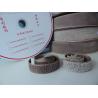 Eco Friendly Adhesive Hook And Loop / Silver Coated Hook And Loop Tape Roll