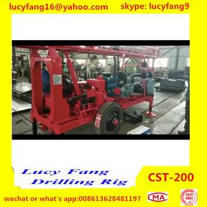 China China Popular Good Quality Tractor Mounted Mobile  CST-200 Hydraulic Water Well Drilling Rig For 200 m Depth supplier