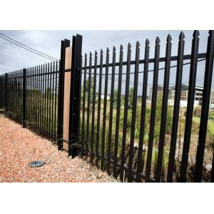 Colorful Galvanized Palisade Fencing , D And W Type Security Palisade Fencing