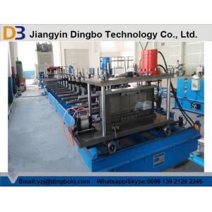 China Pre Cutting Later Punching Cable Tray Roll Forming Machine Automatic Controlled By PLC System supplier