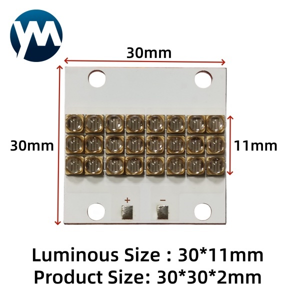 China 70W UV LED 365nm 395nm PCB Uv Led Module Factories LED Encapsulation Series for UV Lamp for 3D Printing wholesale