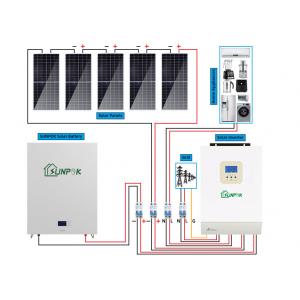 30kw Off Grid Hybrid Power System Solar Home Battery Backup Systems UN38.3