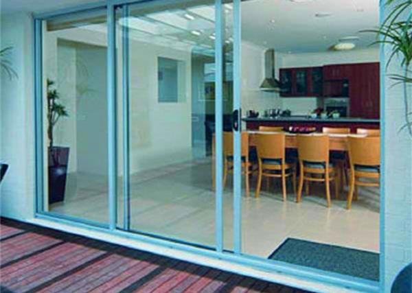 AS2047 Aluminum Glass Sliding Door With 85 Series Aluminum Frame And Frosted