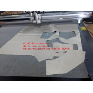 China Bulky Silicone Cloth Glass Silica Cloth Fabric Siltem CNC Knife Cutting Machine supplier