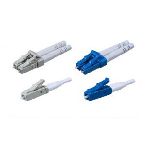 LC Single Mode Or Multi Mode LC Fiber Optic Connector UL-rated Plastic Housing And Boot