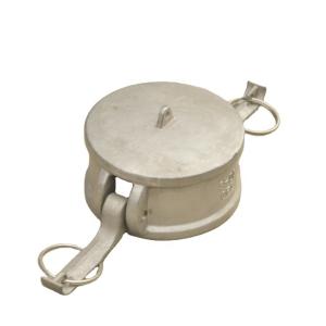 China Customized Support OEM 2" Aluminum Alloy Blanking Cap for Industrial Pipeline Sealing Applications wholesale