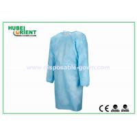 China 18g/M2 Polypropylene Disposable Isolation Gowns With Elastic Wrist on sale