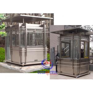 Government Departments Luxury Sentry Kiosk Custom Size And Color
