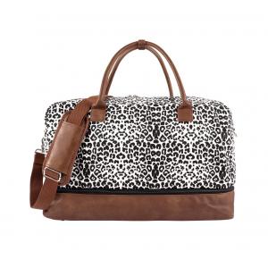 Small Duffel Travel Bag Shopping Canvas Bag Backpack Messenger 21x13x10"