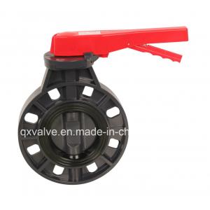 Water Industrial Manual Wafer Seat Ring Pn10 Butterfly Valve with Manual Driving Mode