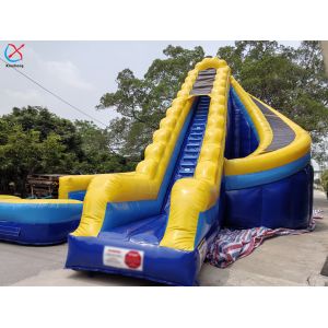 China 工場用 膨張式 巨大 スライド 膨張式 ダブル ウォーター スライド 曲がりくねった スライド 大人 wholesale