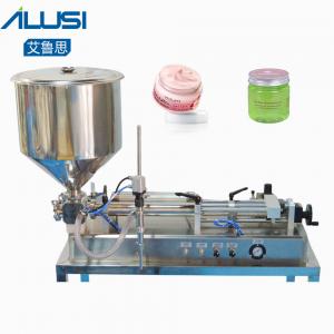 China SS304 Liquid And Paste Filling Machine 50-500ml Horizontal Pneumatic Piston Filler supplier