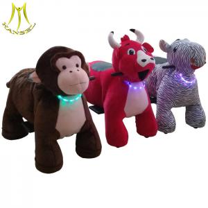 Hansel wholesale stuffed animal toy ride electric ride on toy from China