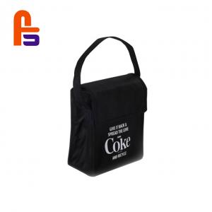 Black Color Cooler Bags Lunch Temperature Resistance Fabric Shopping Bag