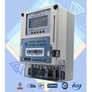 Card Prepayment Wireless Electricity Meter ,  6 Digits Single Phase Kwh Meter