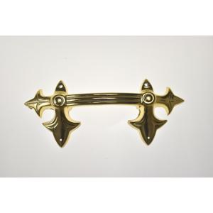 China Gold Plating Plastic Coffin Handles Cremation Funeral Coffin Decoration supplier