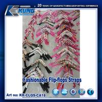 China Fashionable Flip Flop Strap PVC Strap Shoe Making Accessories on sale