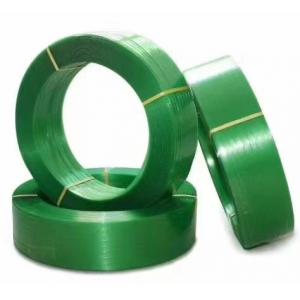China Green Polyester PET Plastic Strapping Band Packing Belt For Building Material supplier