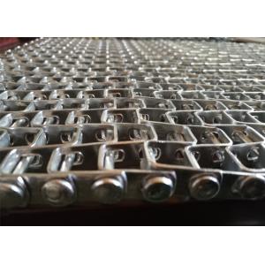 China Food Frozen Honeycomb Wire Mesh , Chain Mesh Belt Large Open Area Easy Air Flow supplier