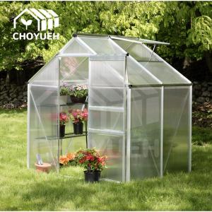 Green Rectangle 8' X 12' Garden Greenhouse for Optimal Planting Environment