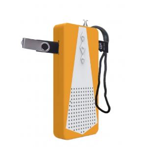 Portable USB FM Radio Receiver Flashlight Pocket TF Player Radio With Speaker