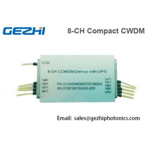 China Fiber CWDM Mux Demux 1x8 Channels optical Multiplexer Mini Size supplier